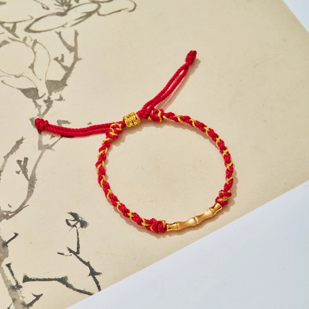 【云上雅岚】攀登丨C29397-18k竹节红绳