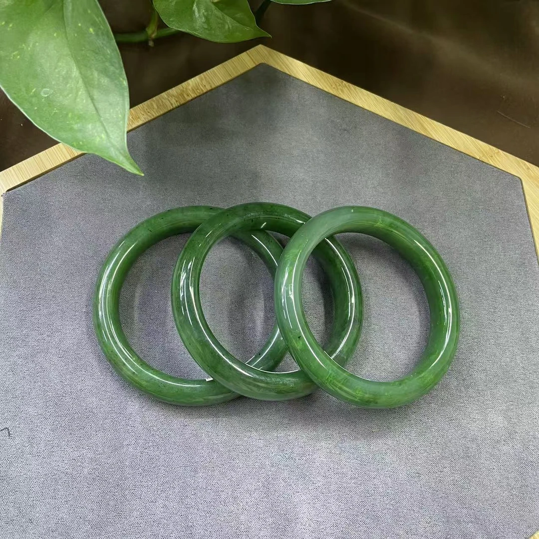 和田玉碧玉手镯WH（颜色微区多样性发货拍一发一）