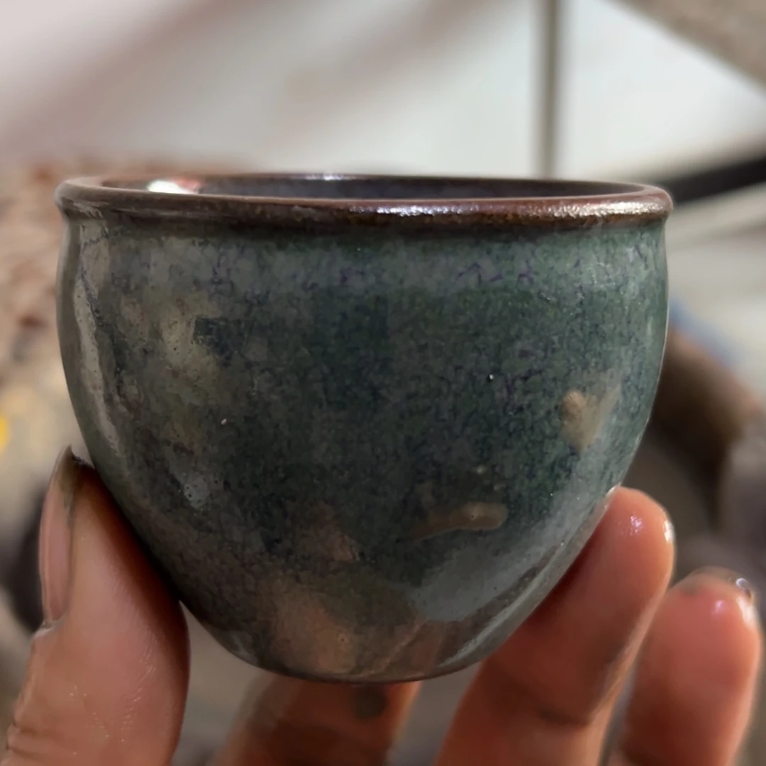 手工制作钧窑茶器