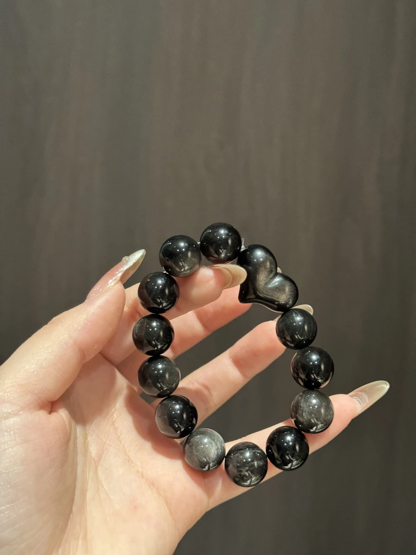 新款银耀水晶手串-108