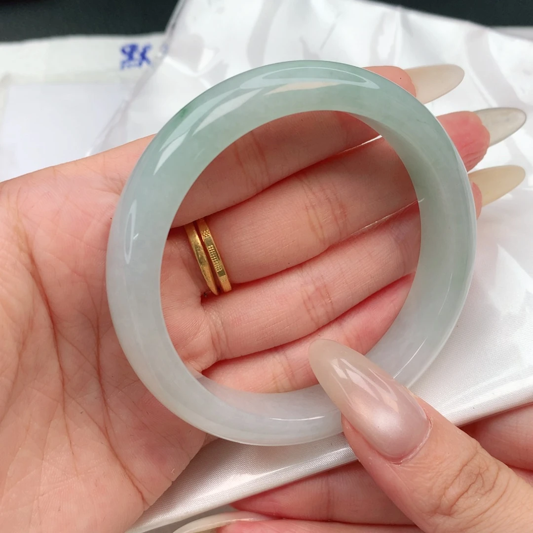 未镶嵌手镯翡翠正圈56 2815