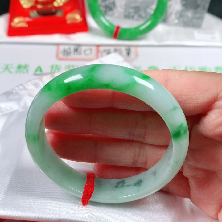 未镶嵌手镯翡翠  编号DH1121 正圈52-53 福利镯