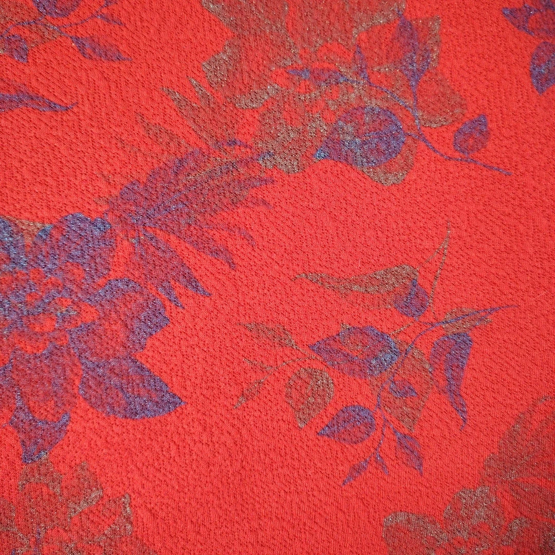 秋冬中长款印花针织衫女洋气胖妈妈遮肚毛衣裙大码宽松