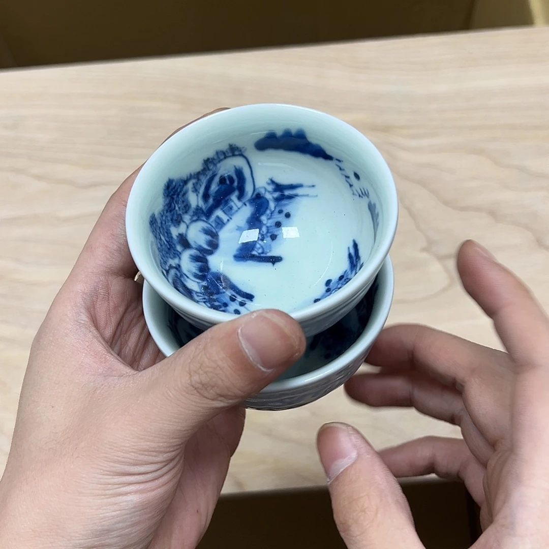 B瓷片工艺赏玩器物下单即认可多样发其一羽*