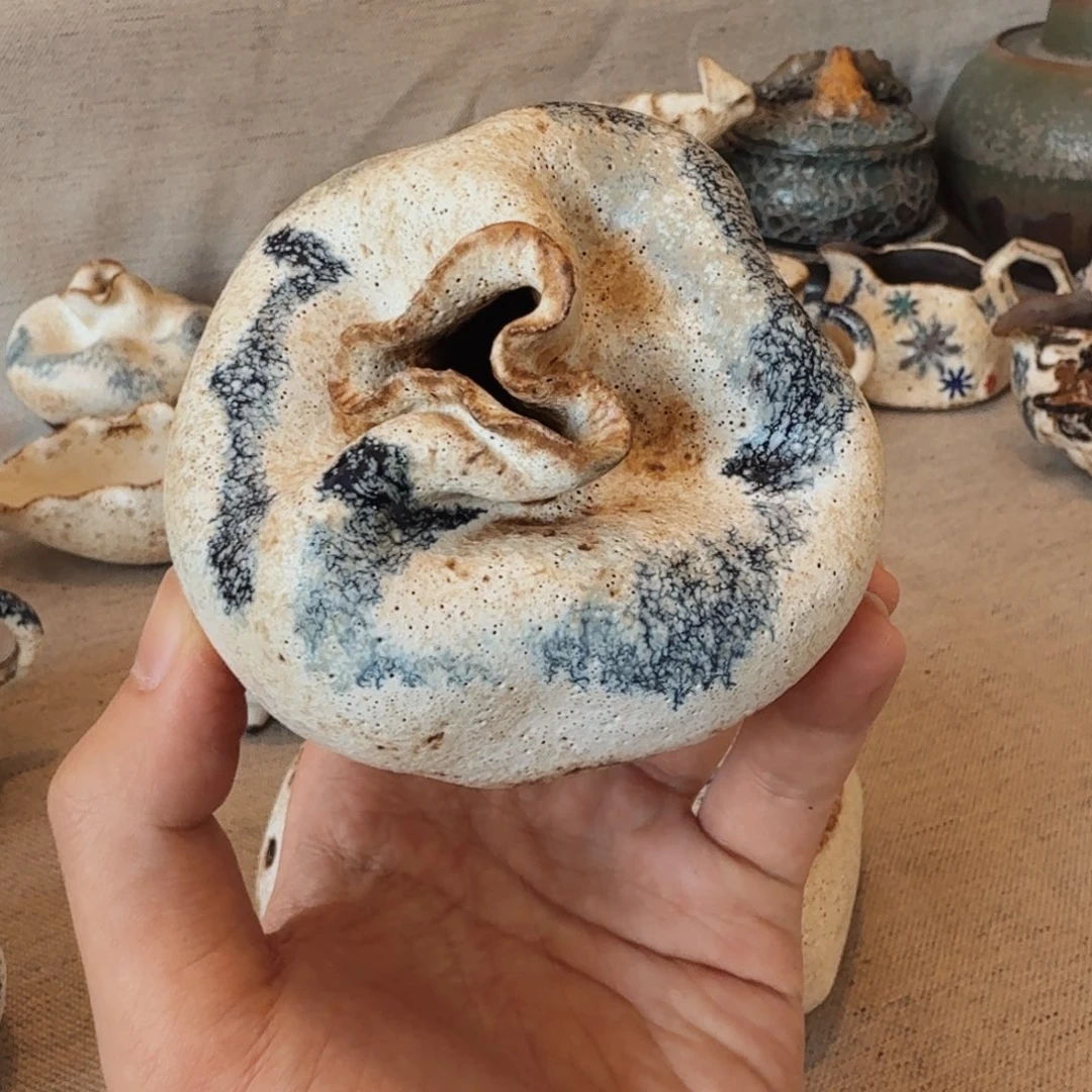 异形小花插柿子造型