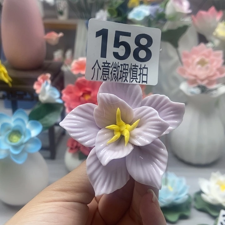 陶瓷手工制作陶瓷花