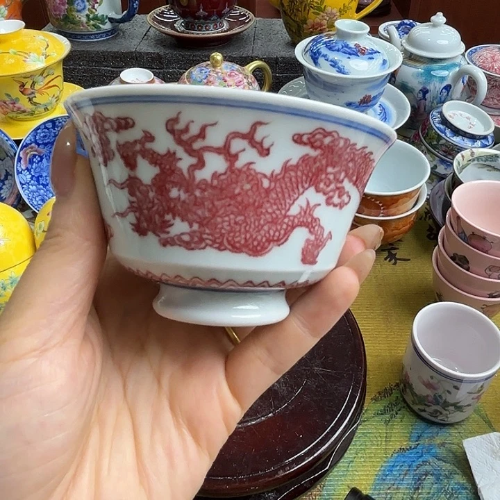 摆件景德镇陶瓷老厂瓷87