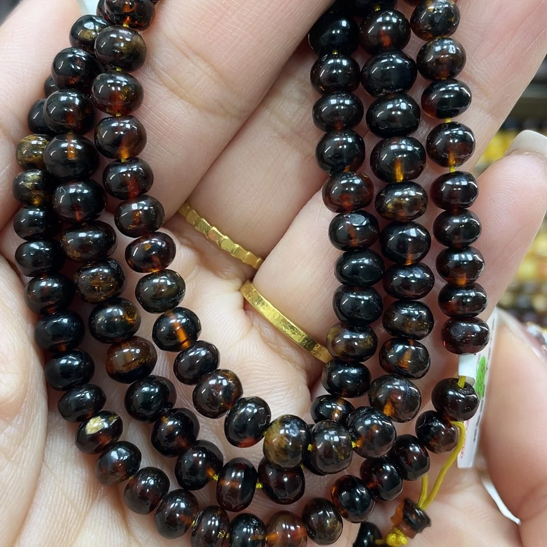 琥珀未镶嵌裸石6+血珀