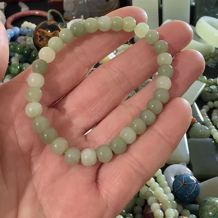 和田玉（糖玉）手链未镶嵌