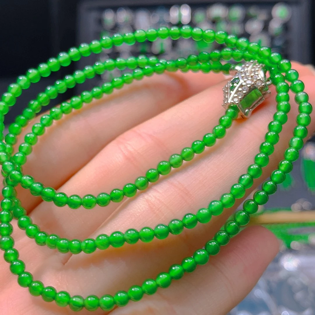 翡翠未镶嵌颈饰天然翡翠