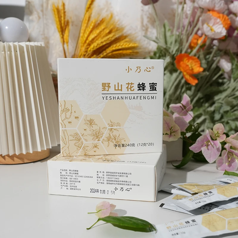 小乃心【袋装】自然成熟蜜自产湖南雪峰山深山天然百花蜜纯蜂蜜