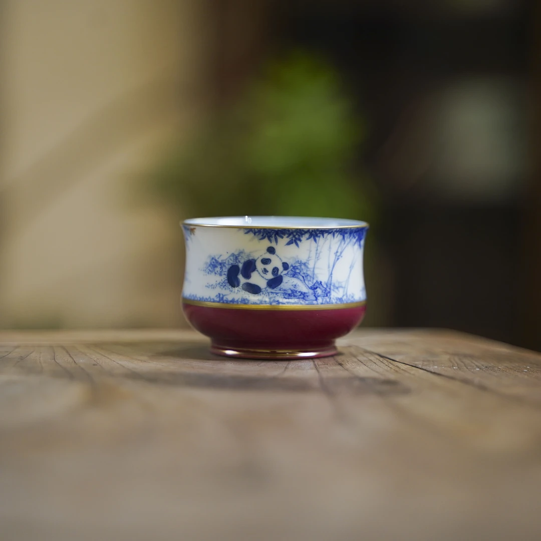 阿茶  玫瑰红-华隐堂-熊猫主人杯（华隐S0757）