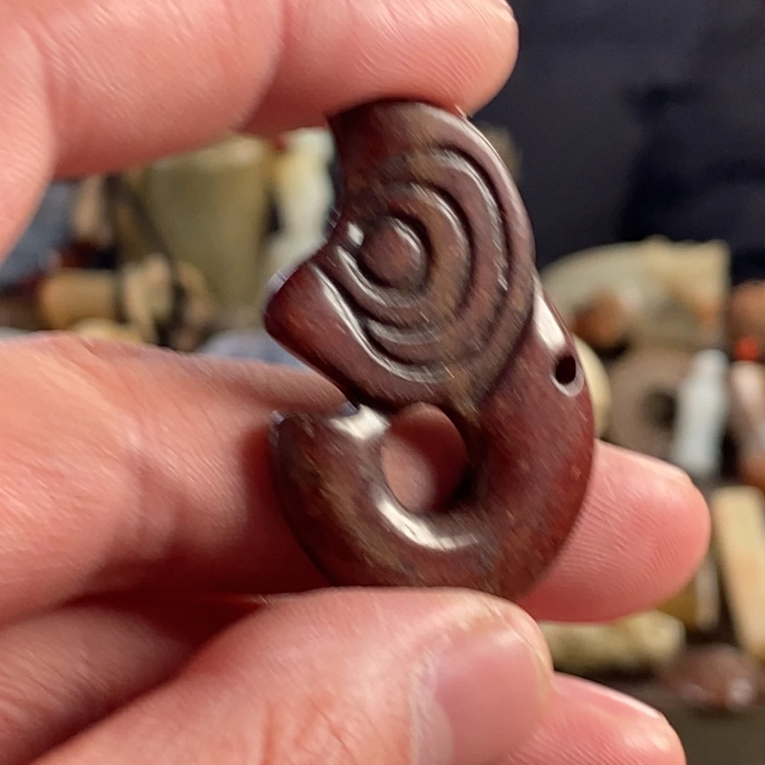 和田玉挂件未镶嵌江**勇