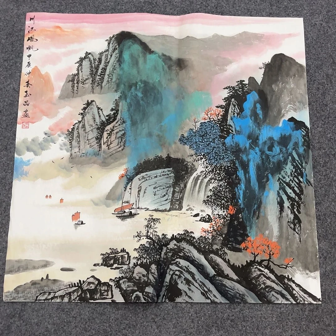 国画DT手绘单幅任发