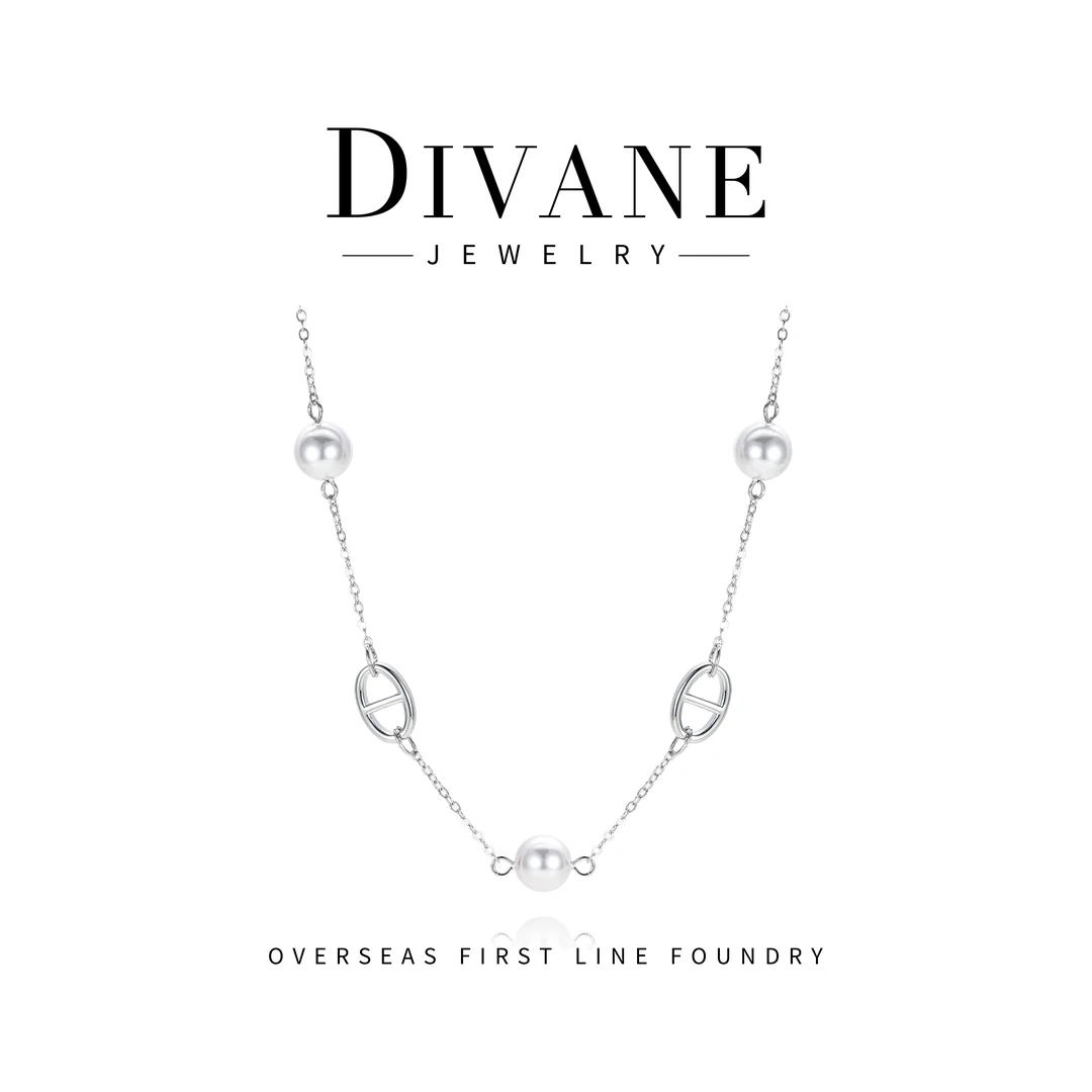 IDLOVE★高定猪鼻子百搭毛衣链 G0907