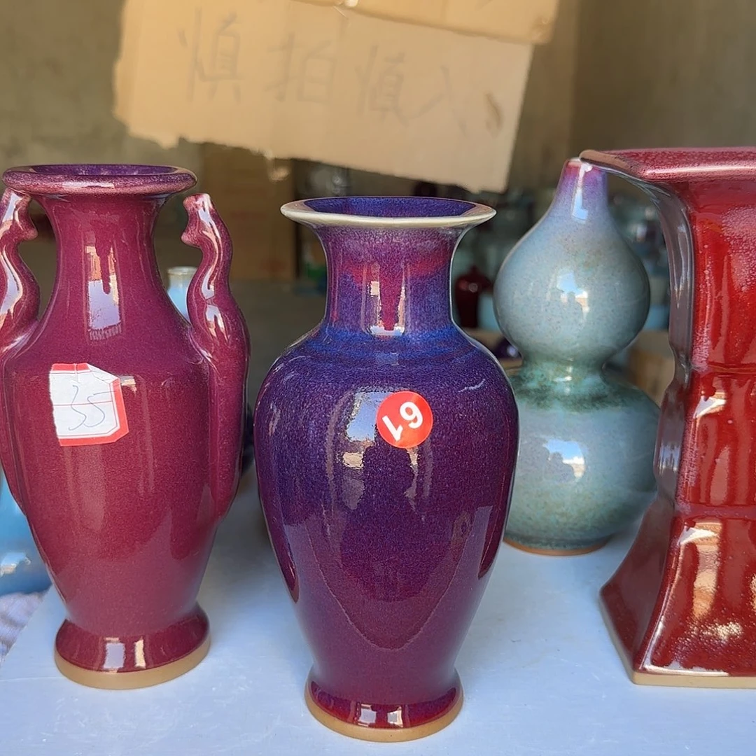 陶摆件郑家钧瓷摆件微瑕