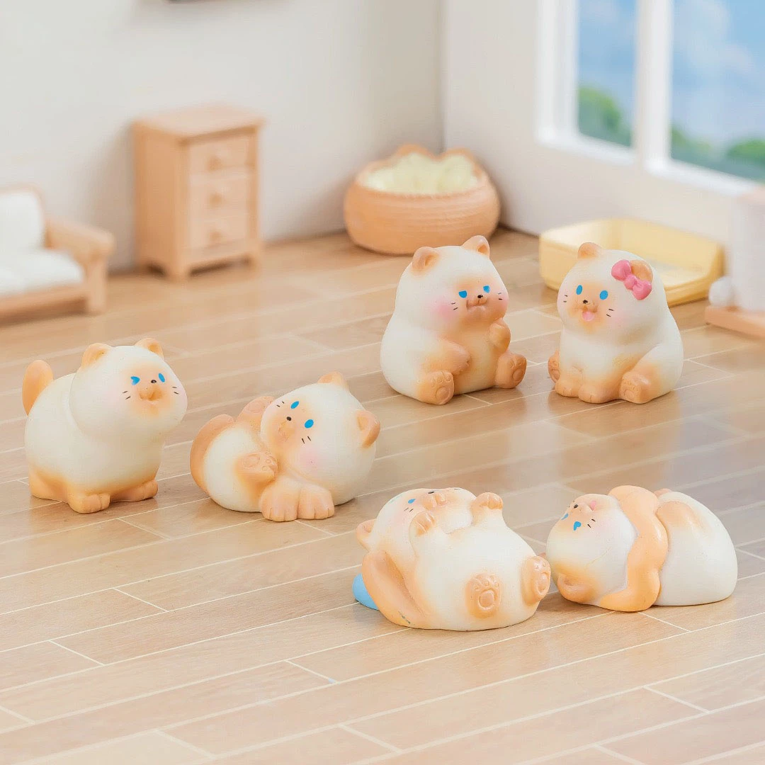 可爱动物微景观园艺diy饰品配件暹罗猫卡通小摆件猫咪小摆件