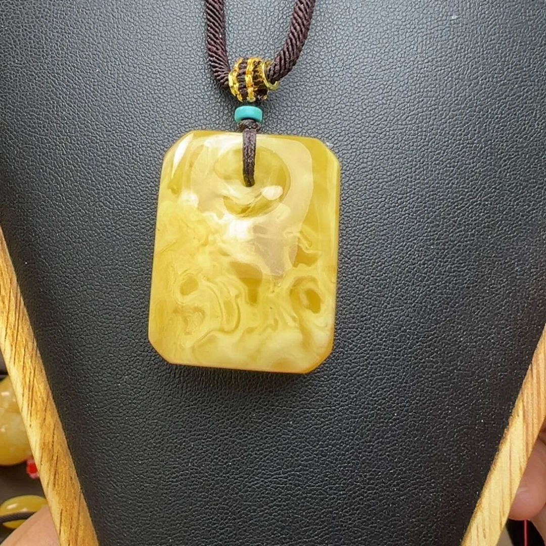 蜜蜡吊坠(不含链)未镶嵌