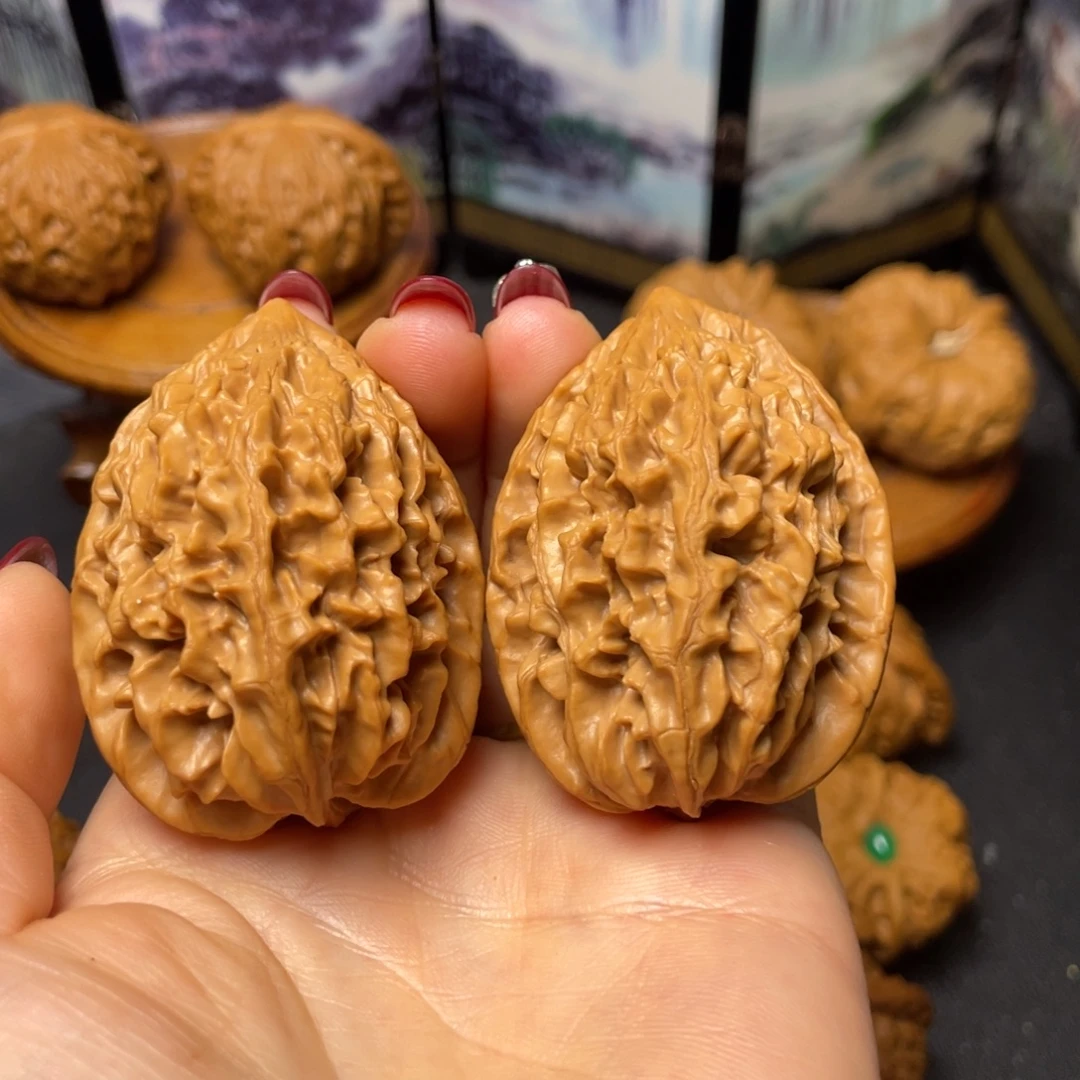 文玩核桃把件40全品招财鼠