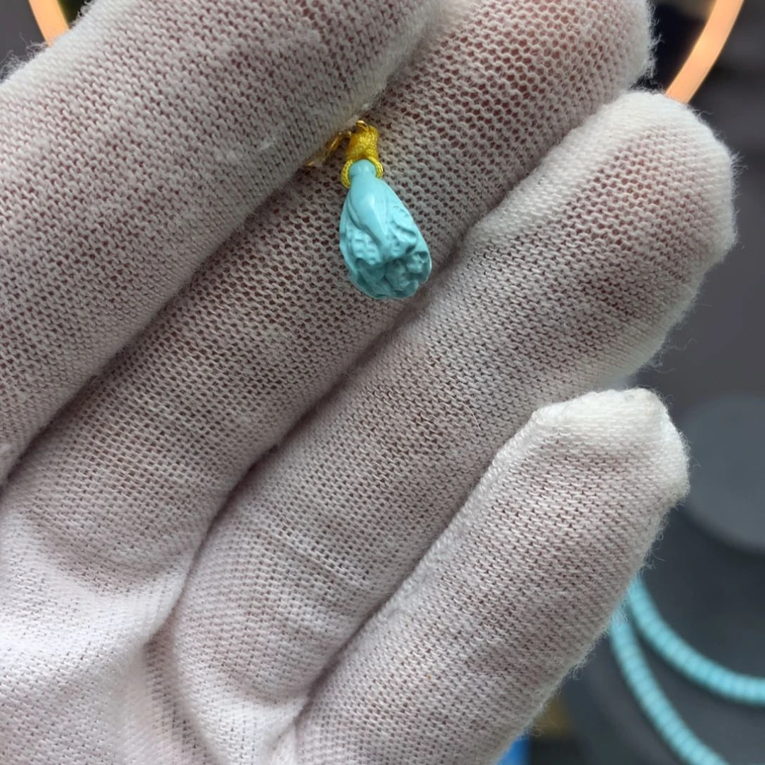 绿松石挂件未镶嵌