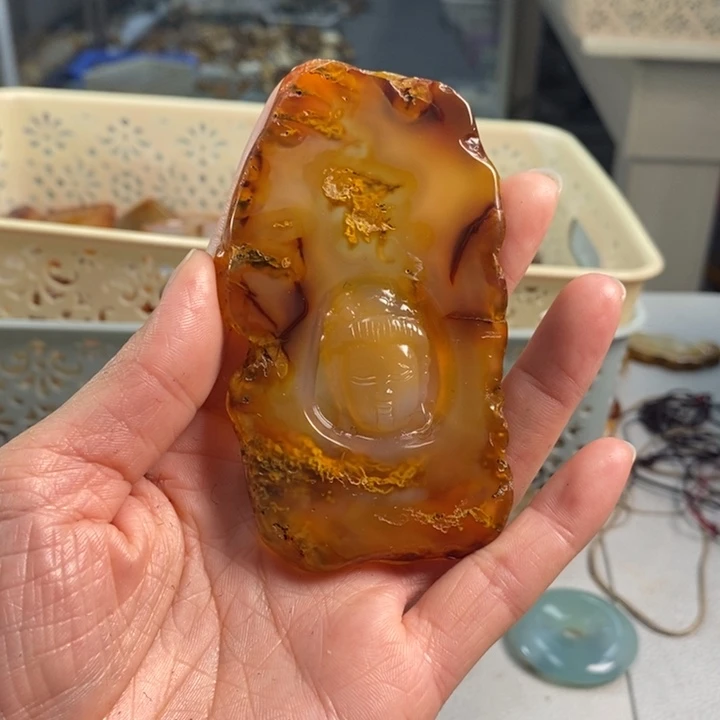 玛瑙/玉髓吊坠(不含链)未镶嵌