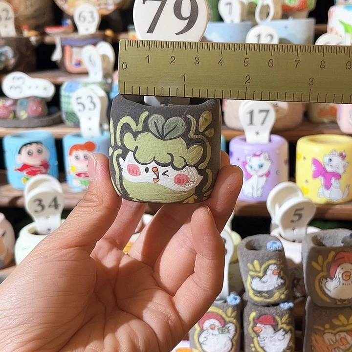 79……手工手绘花盆