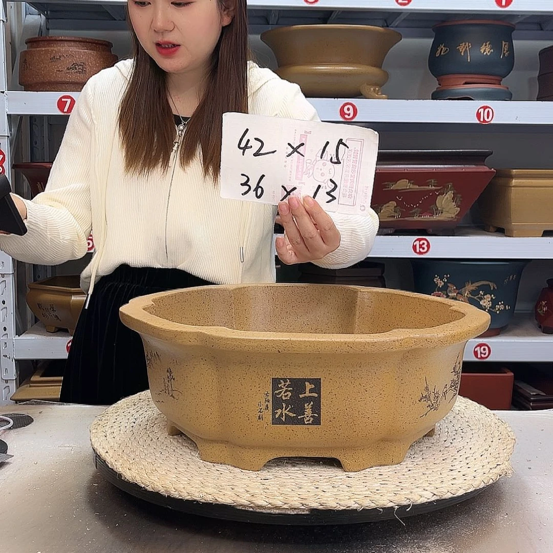 紫砂花盆紫砂花盆