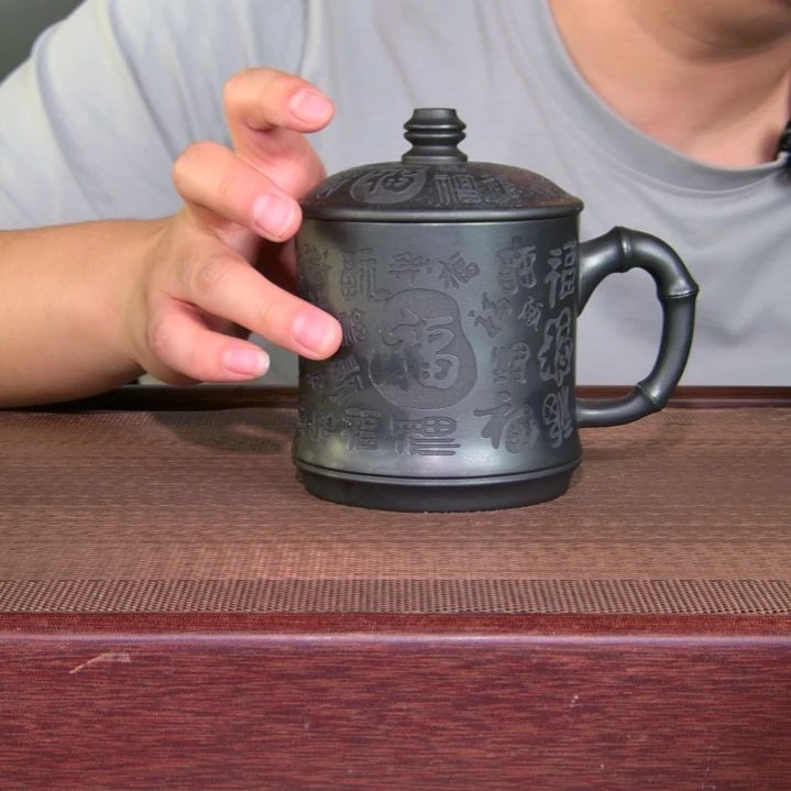 茶杯紫砂高货放漏