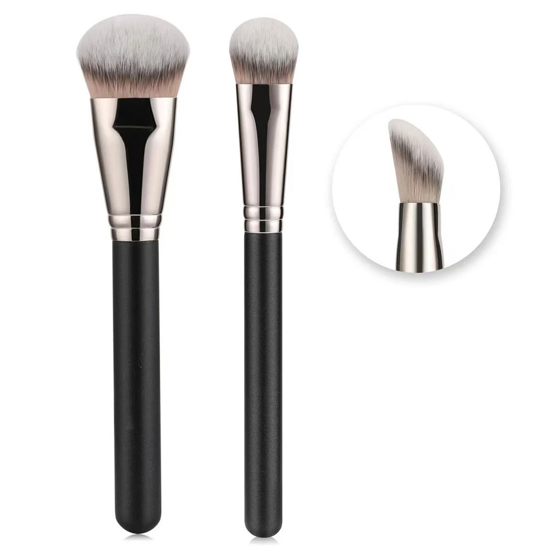 软毛坡形遮瑕刷粉底刷黑眼圈专用无痕不吃粉粉底刷化妆小刷子