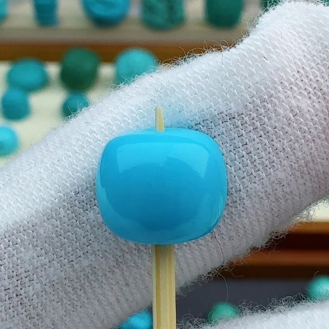 绿松石圆珠9.6未镶嵌