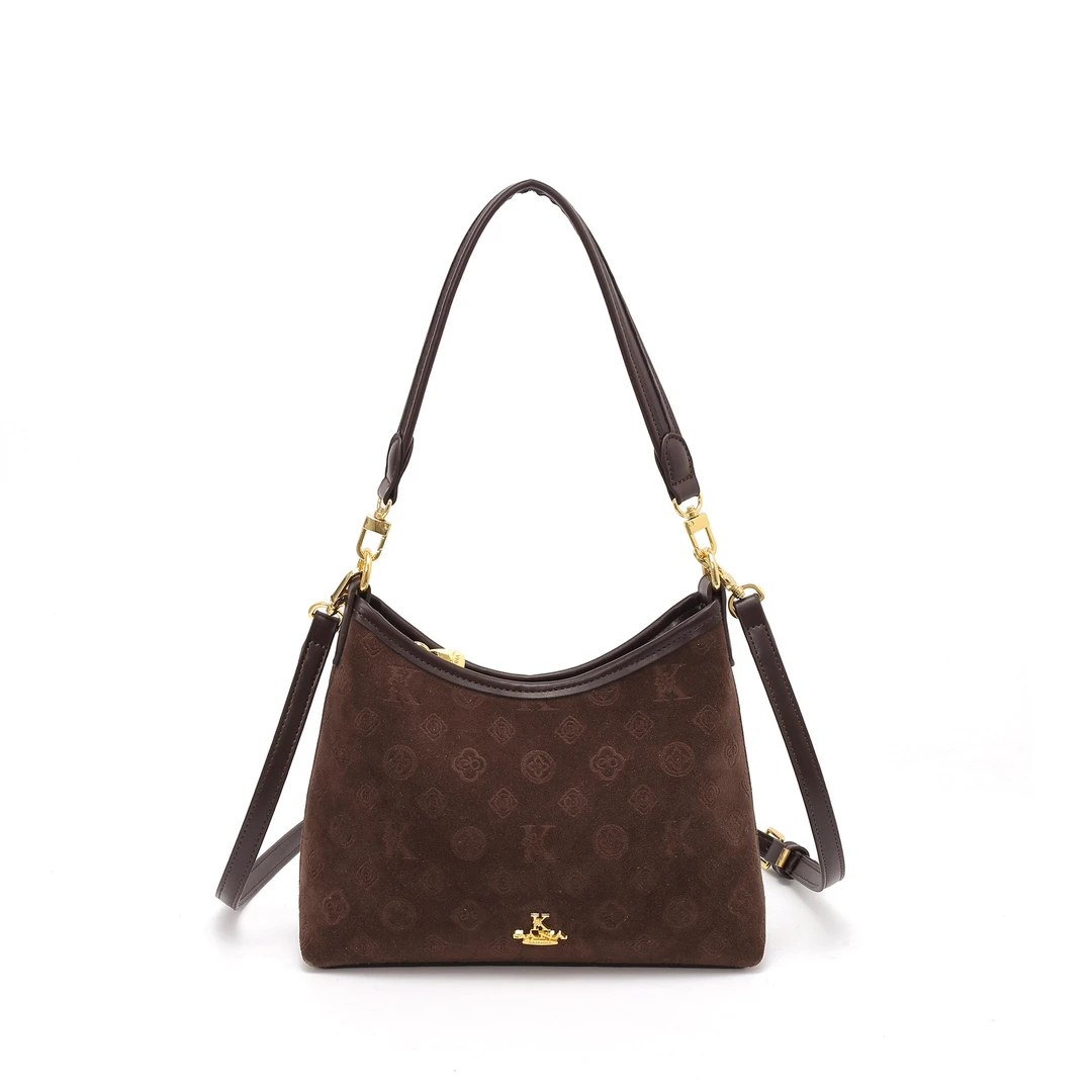 2025新款流浪包单肩斜挂包时尚高端流行（L）