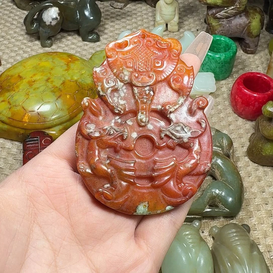 白玉菩提吊坠挂件