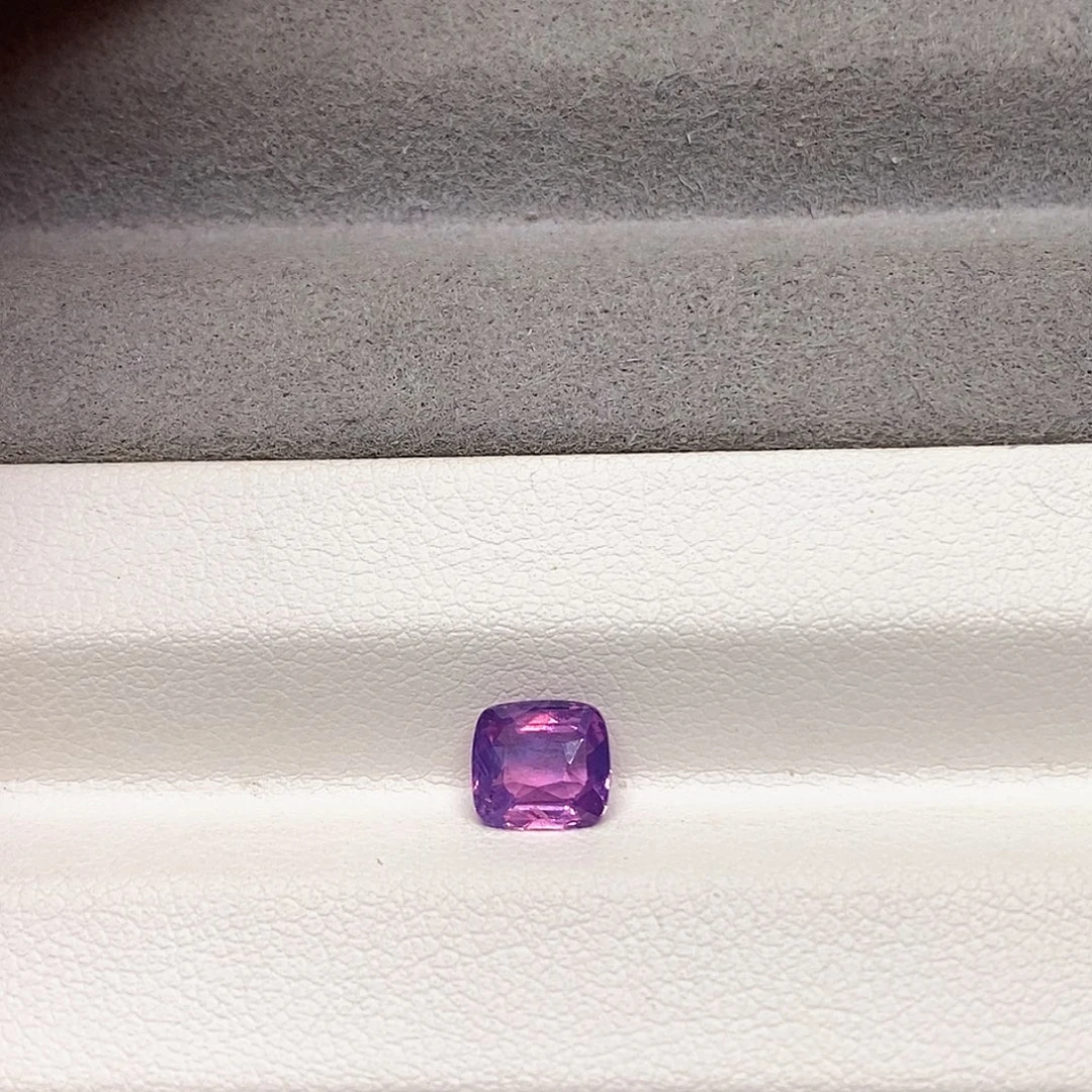 蓝宝石裸石1.19克拉天然无烧紫蓝宝