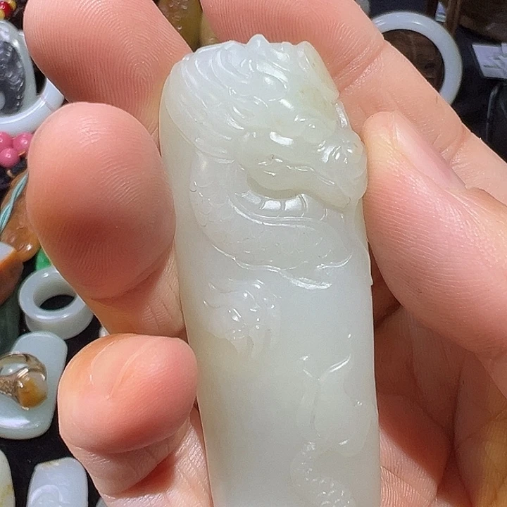 和田玉未镶嵌吊坠(不含链)