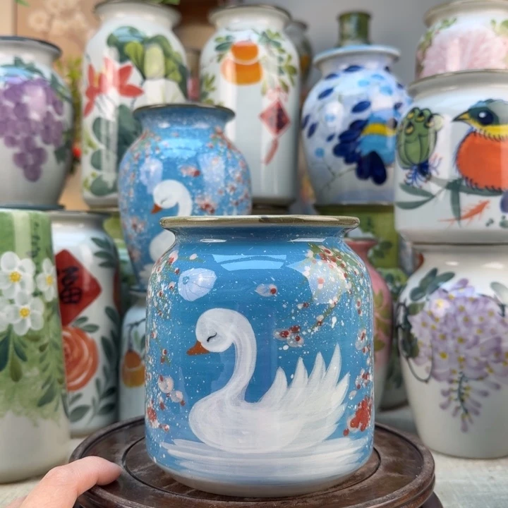 瓷片花瓶32236532655656