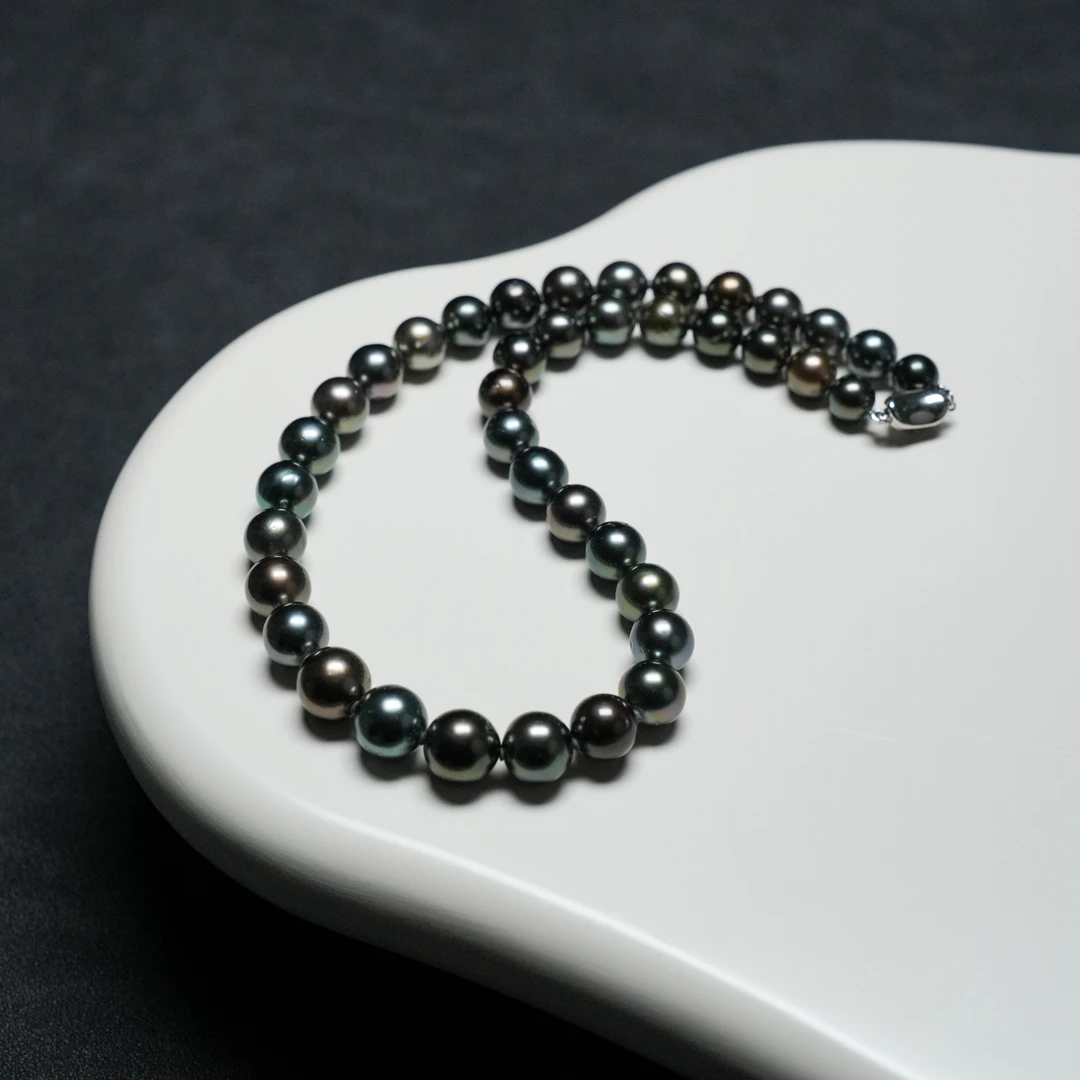 海水珍珠项链-卡8-10mm-SK2354-BK|BZZ2