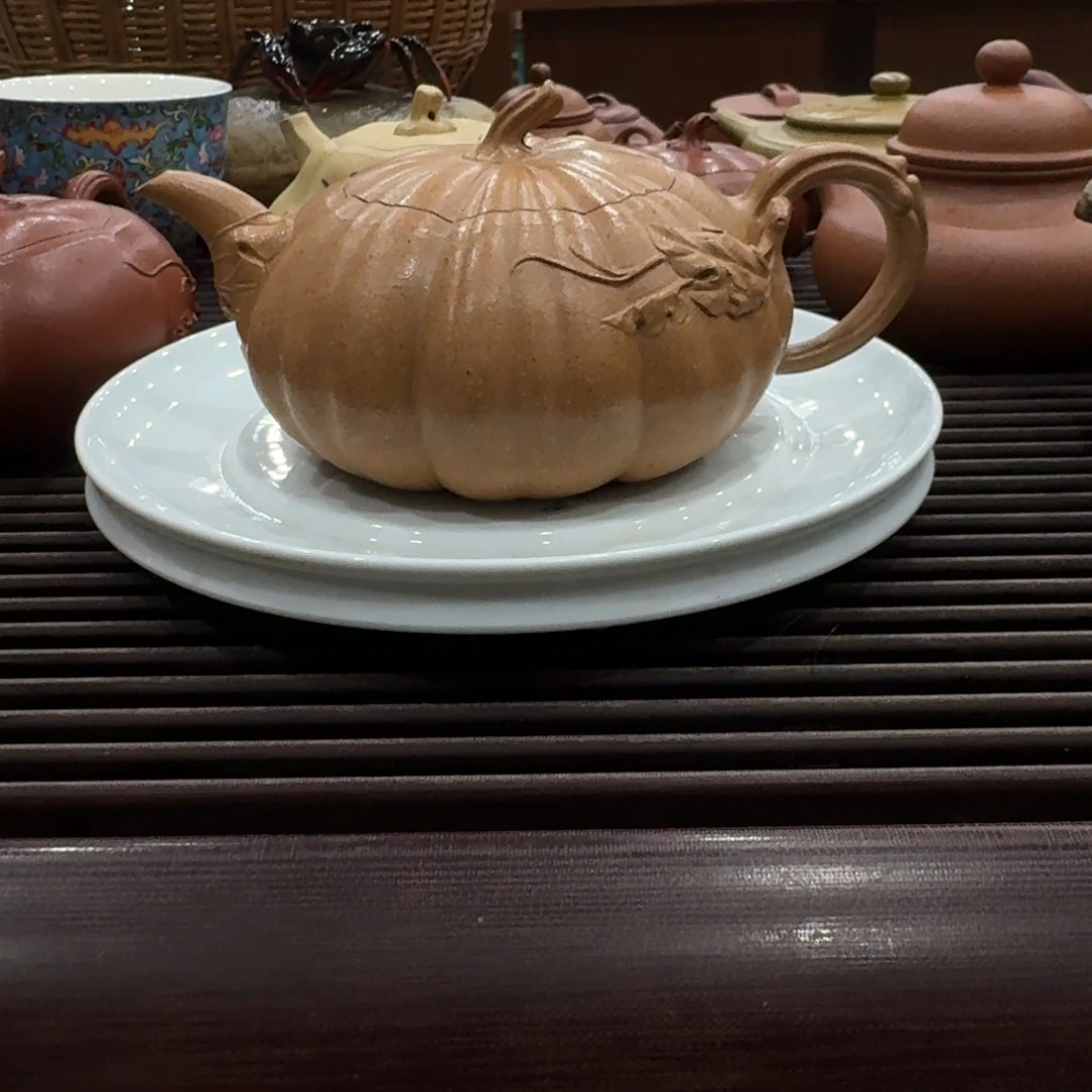 紫砂茶壶三*源宜兴紫的 原矿正品