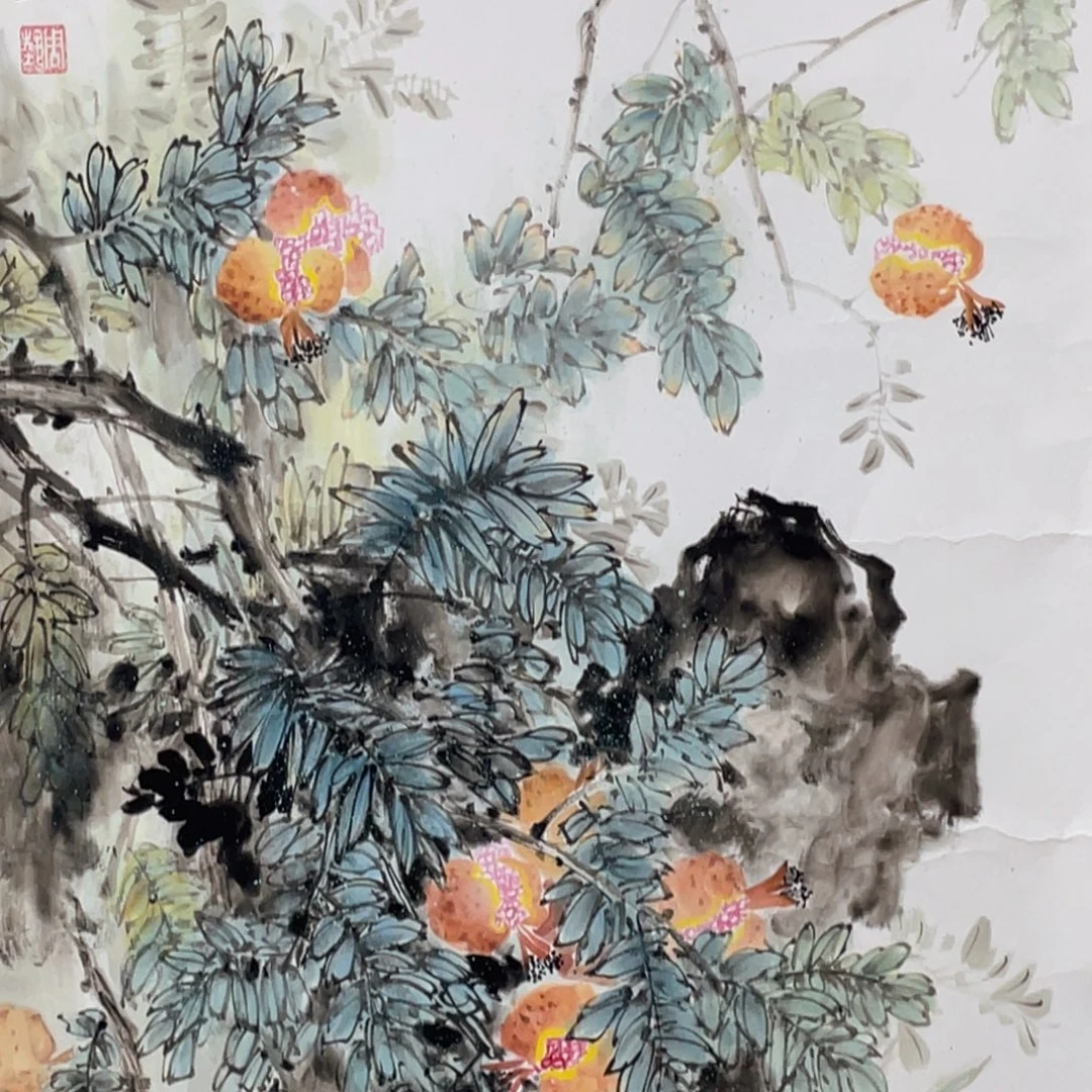 国画老师手笔手绘作品图N