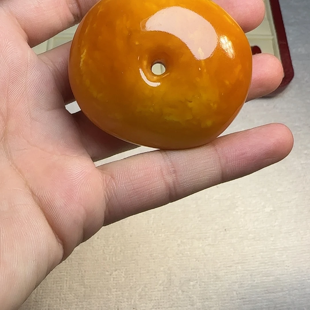 吊坠凤眼菩提花蜡扣子，全品无瑕疵