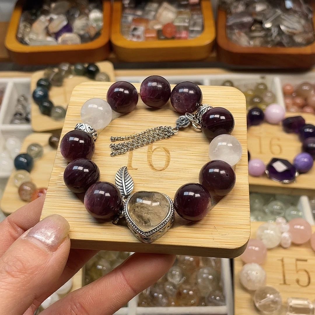 烟晶手链合金团**嘉