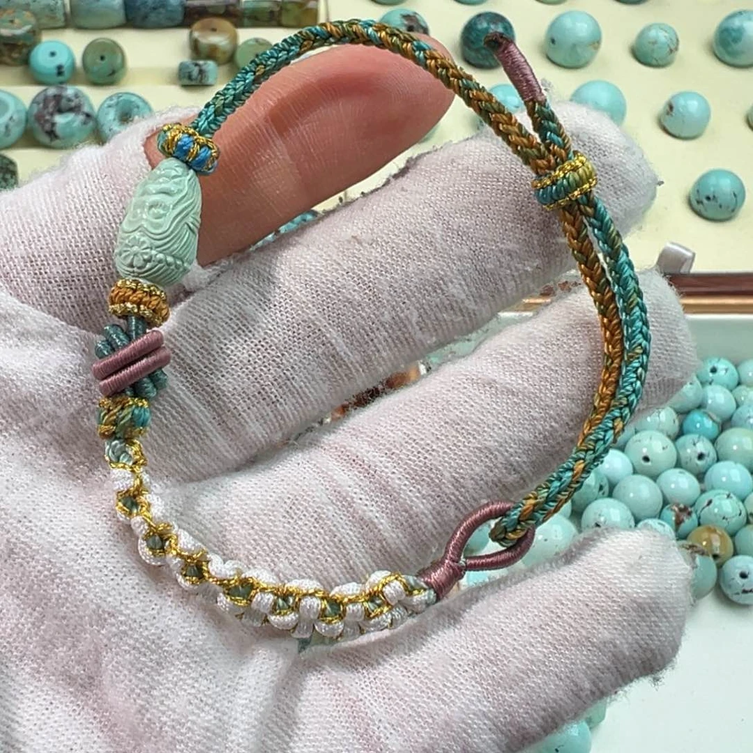 绿松石美人鱼手绳未镶嵌