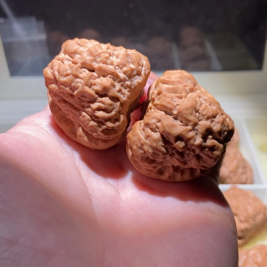 文玩核桃把件41三角疙瘩蛙