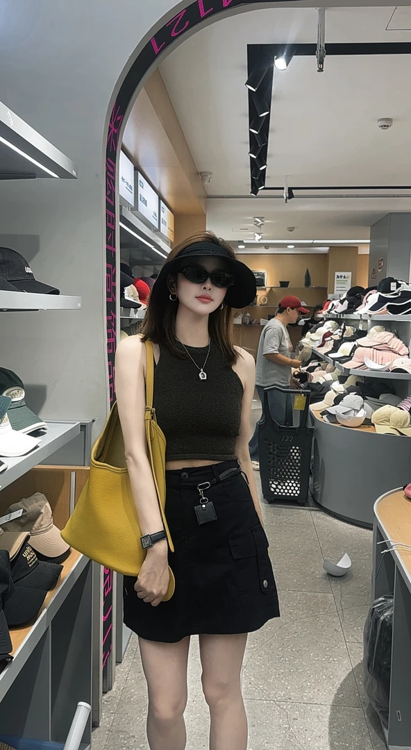 大帽檐空顶帽子女夏旅游韩国贝壳帽防紫外线开车太阳帽防晒遮阳帽