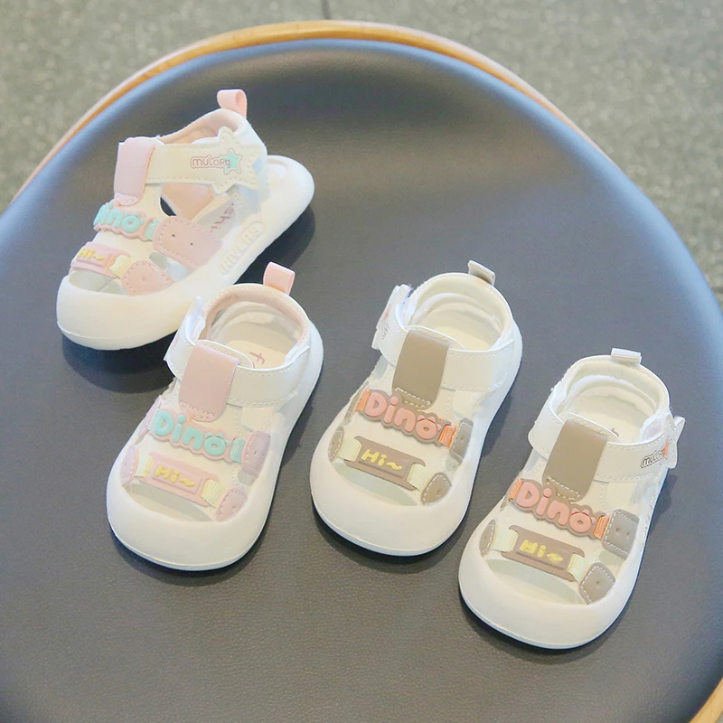 宝宝学步鞋夏季新款女婴儿鞋子男宝包头防踢软底防滑春夏宝宝凉鞋