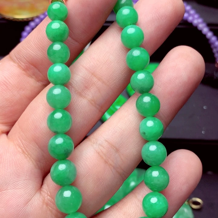 翡翠未镶嵌手链手串