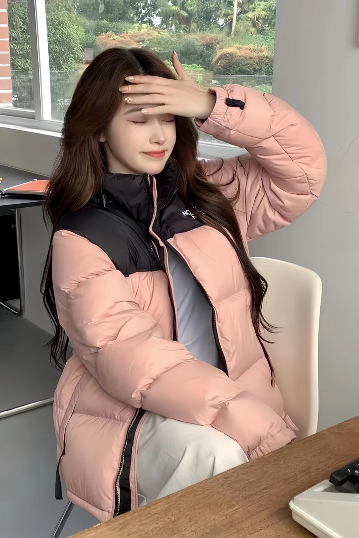 【奥莱正品】美版1996男女款防风防水隐藏帽羽绒外套