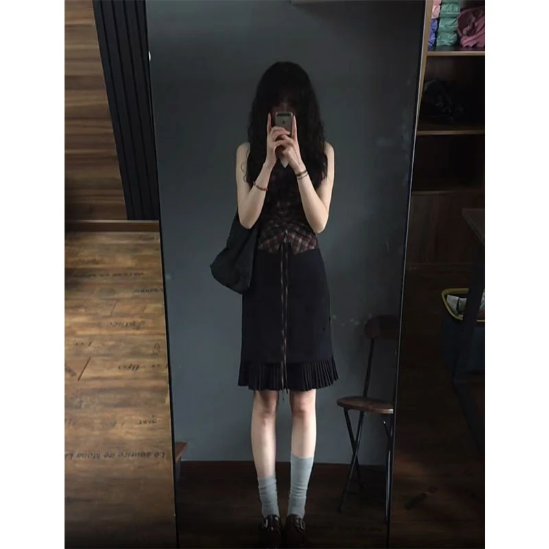 法式高级感修身显瘦独特上衣2025年早春通勤赫本风气质半身裙套装