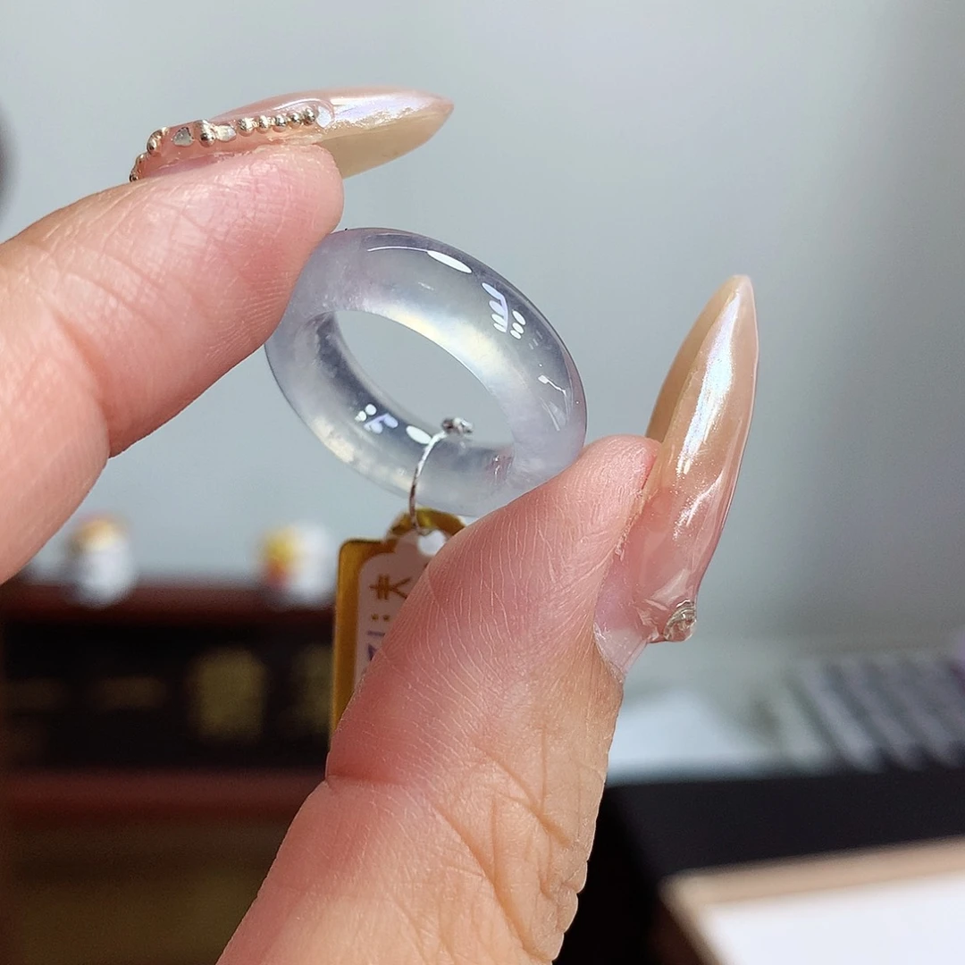 未镶嵌戒指翡翠8号