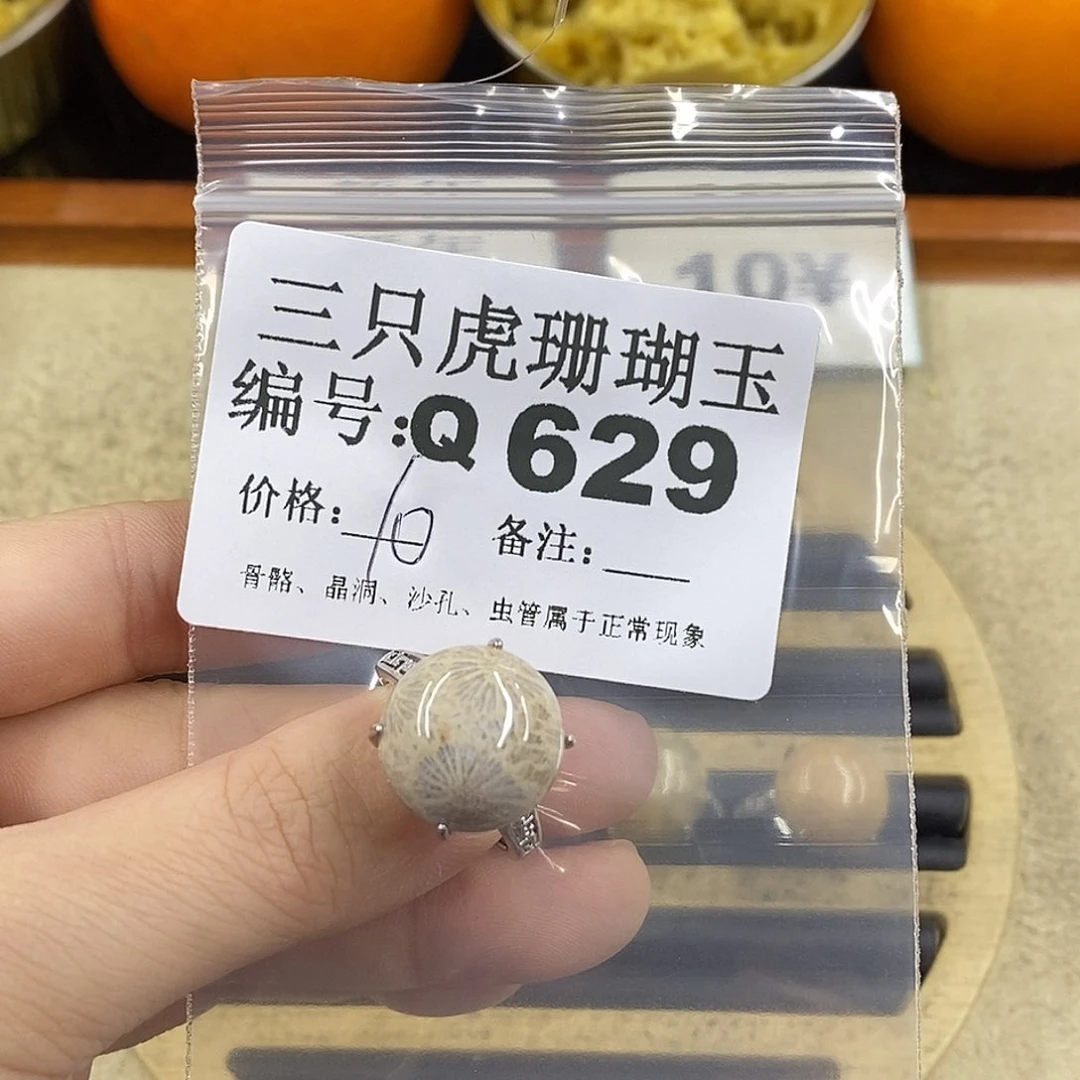 硅化珊瑚（珊瑚玉）1未镶嵌a****3