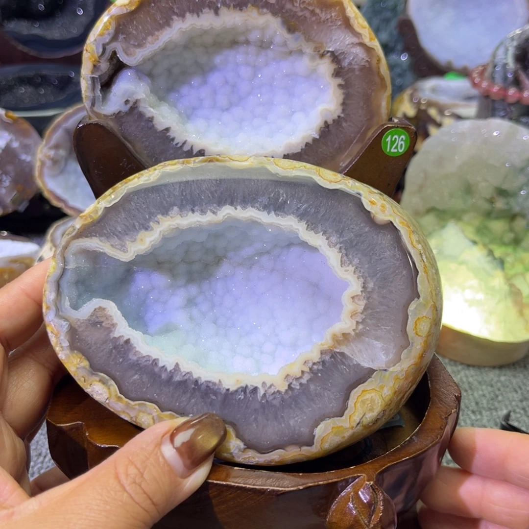 紫晶摆件未镶嵌水晶